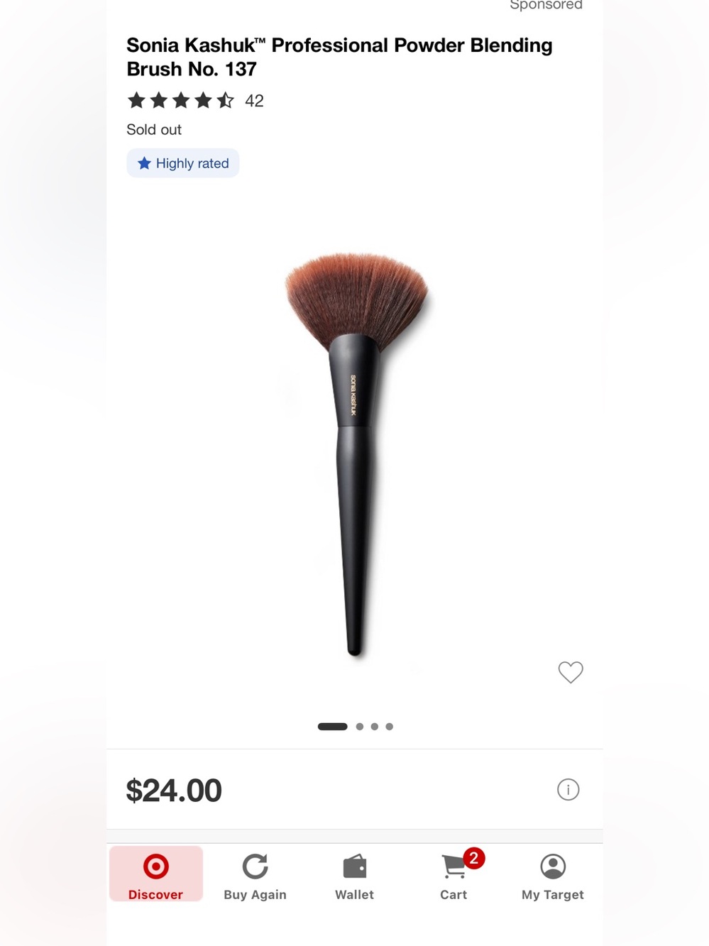 Sonia Kashuk Professional Powder Blending Brush No. 137
